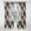 Motif tropical tropique monochrome III - Rideau floral - Rideau obscurcissant - 1 panneau-107597708