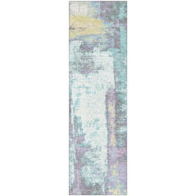 Premium Machine Washable Pirtle Abstract Rug