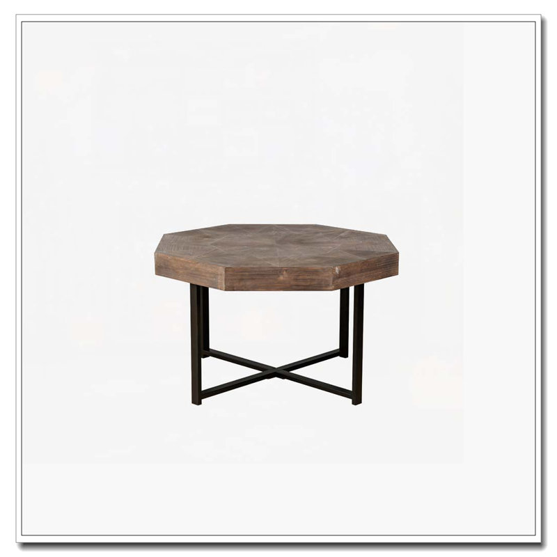 Table basse en bois, Brun antique