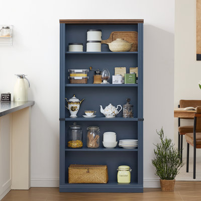 70" Tall Farmhouse Bookshelf Set