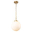 Luminaires suspendus sphériques en verre 1 lumière