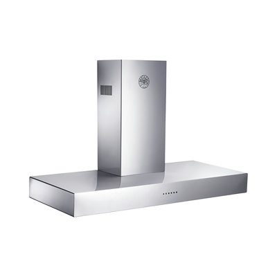Bertazzoni 48" Stainless Steel 600 CFM Ducted (Vented) Wall Range Hood with Mesh Filter
