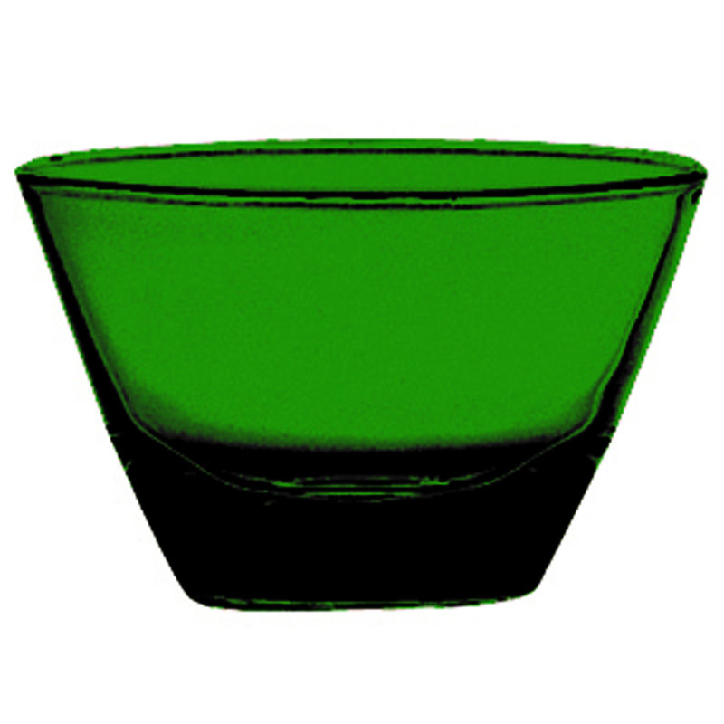 Bol rond en polycarbonate 4,75 po - 12 pièces, Émeraude