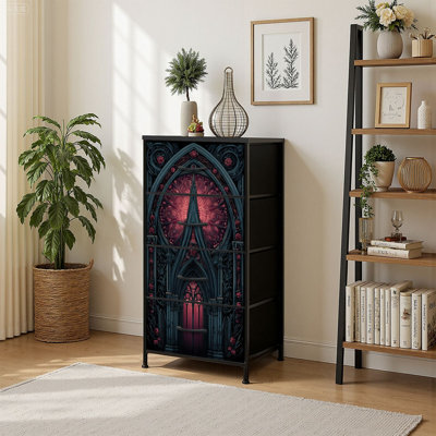 Commode de rangement verticale 4 tiroirs