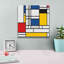 Ivy Bronx «Mondrian NFT2» par Epic Portfolio, estampe numérique sur toile-1795230303
