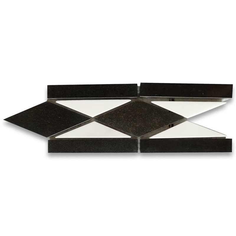 3" x 8" Marble Mosaic Wall & Floor Tile
