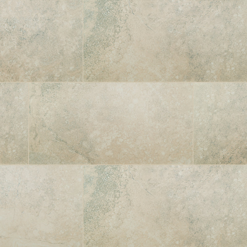 Central 12 in. x 24 in. Matte Porcelain Stone Look Floor and Wall Tile, Cove