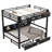 Queen over Queen Bunk Bed with Storage Shelves and Drawers, USB Ports & LED Lights, Convertible Lower Bed to Sofa, Metal Frame, Black-286841704-286841705