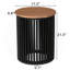 ACACIA SOLID WOOD SIDE TABLE-721615375