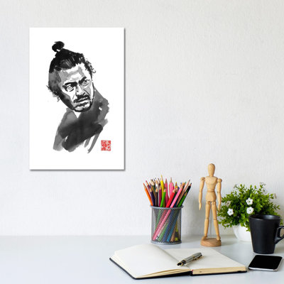 Toshiro The Samurai by Péchane - Painting on Canvas