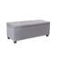 Banc de rangement rembourré en tissu Bacca-134365401