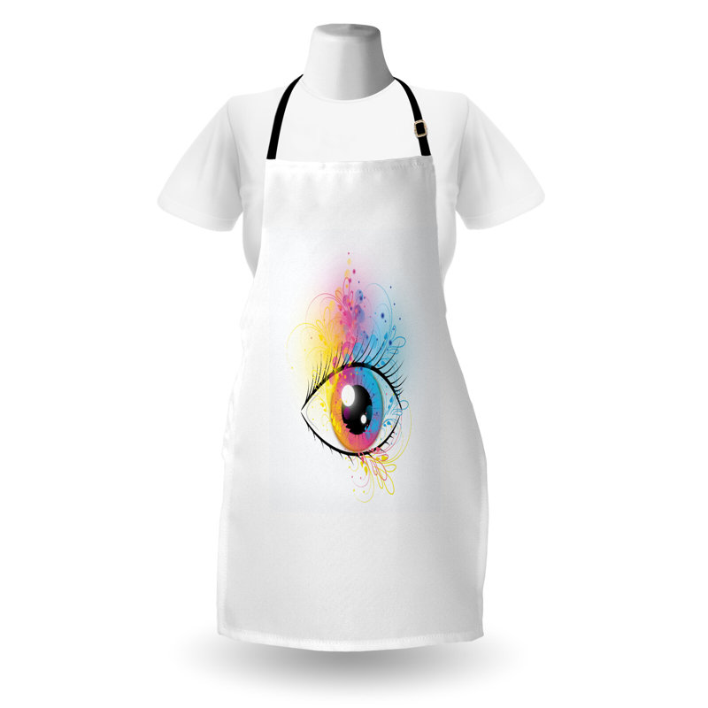Multicolore, tablier de cils East Urban Home unisexe, inspiré du printemps, taille adulte