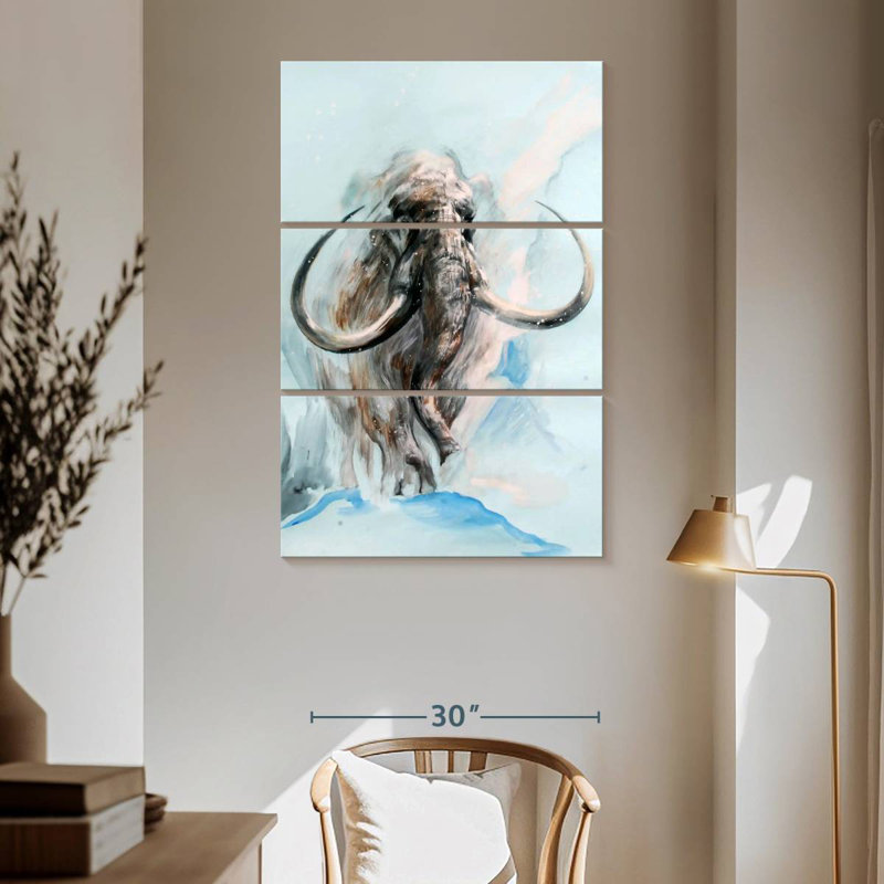Brampt Mammoth, 65" H x 42" W