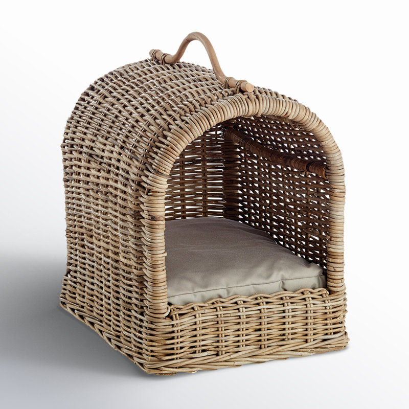 Brody Hooded/Dome Dog Bed, 29" H x 19.5" W x 23.5" D