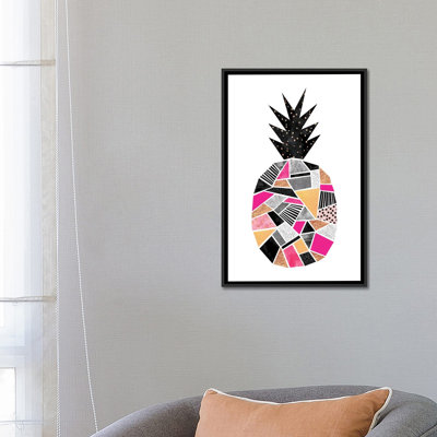 « pretty ananas », impression sur toile tendue