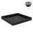 Streamline 36 in. x 36 in. Corner Acrylic Shower Base in Matte Black with Center Drain, Drain Included-118934384