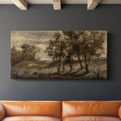 Série paysage - DCCVVII - Toile tendue avec châssis - Prêt à être accroché