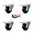 Hard Rubber Caster with Total Lock Brake