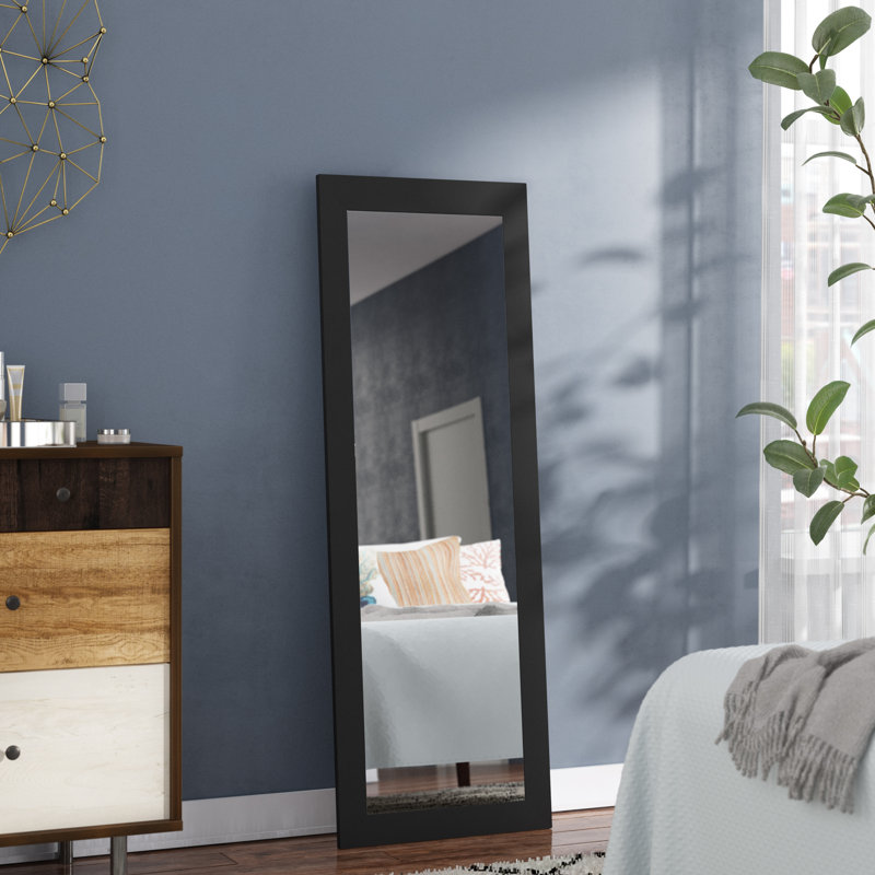 Neilsen Wood Mirror, 66" x 31", Black