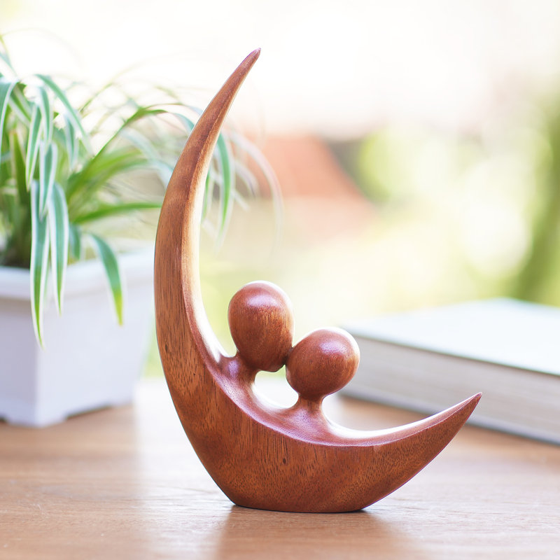 Statuette paire de croissants