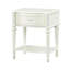Table de chevet finition ivoire 1 tiroir
