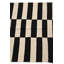 Tapis noir et blanc Osbourne