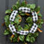 Couronne en soie Modern Farmhouse and Buffalo Ribbon-863213341