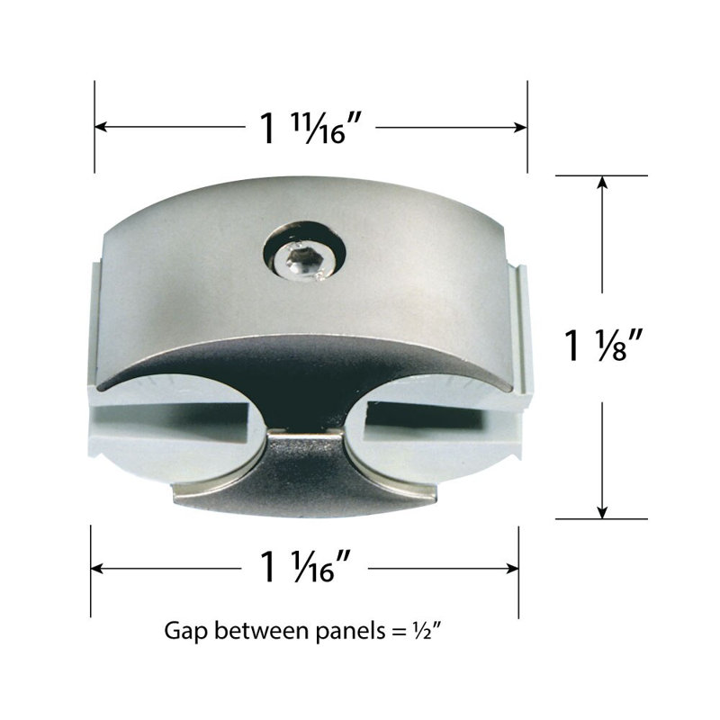 Mini Klem 4 Pack - Versatile Panel Connectors For Creative Displays - 5/16" Panel Insert Compatibility