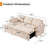 83.3'' Upholstered Sleeper Sofa With Storage Sofa Bed with USB-1863430803
