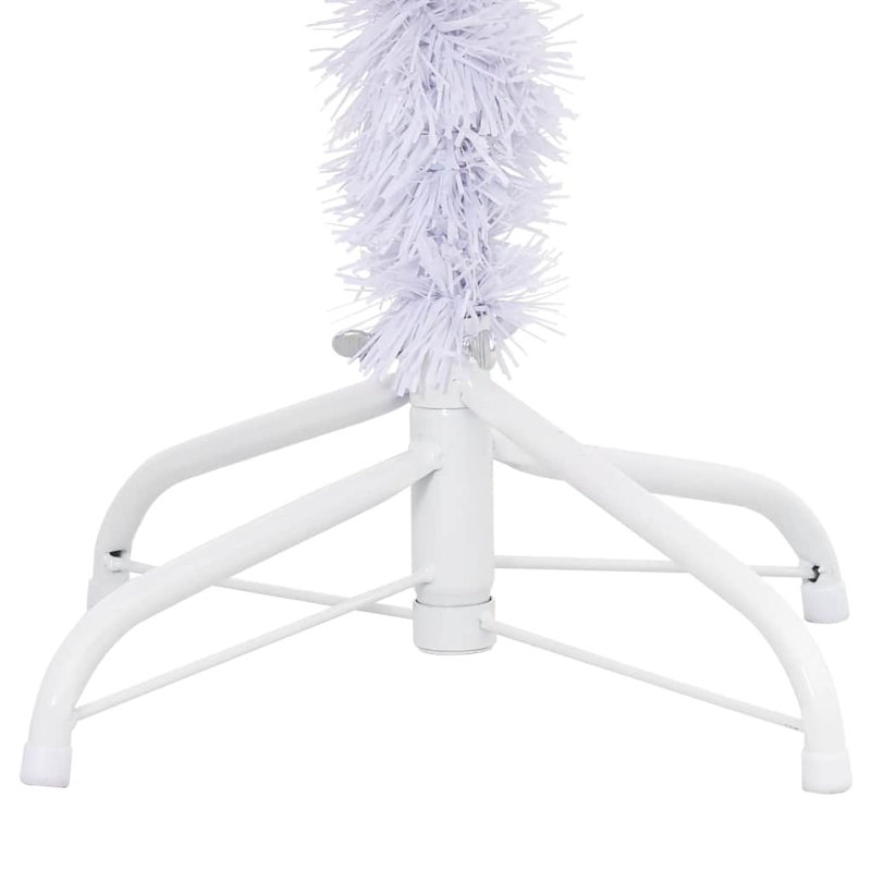 Arbre de Noël artificiel avec branches, 47,2 po x 25,6 po, Blanc