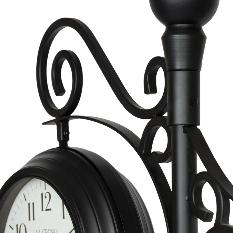 72.04 in. H Aluminum Floor Clock