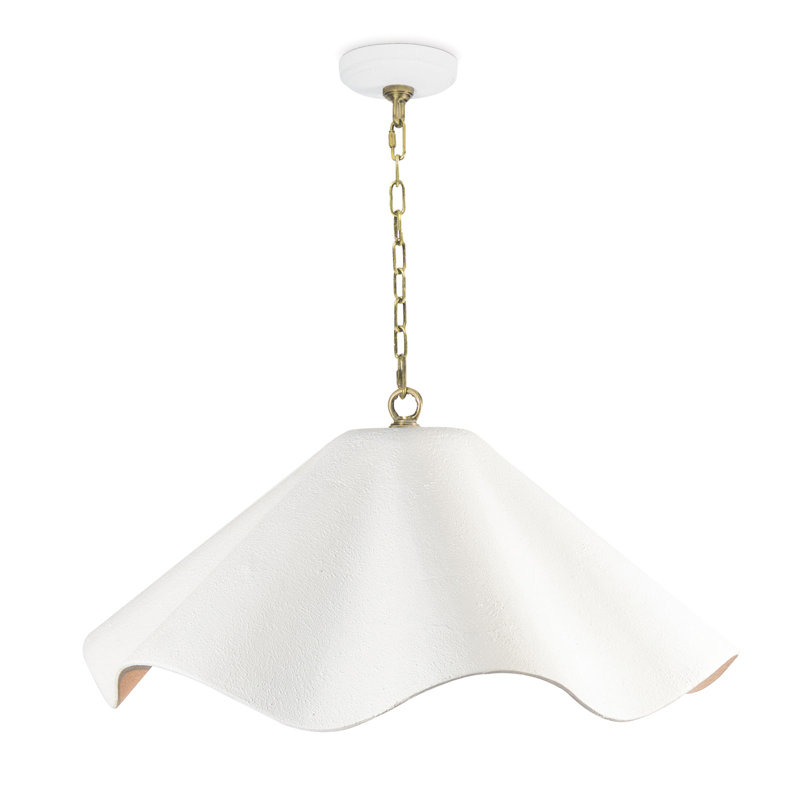 Grand luminaire suspendu Marisol, H 12 po x l 25 po x P 25 po, Trois lumières