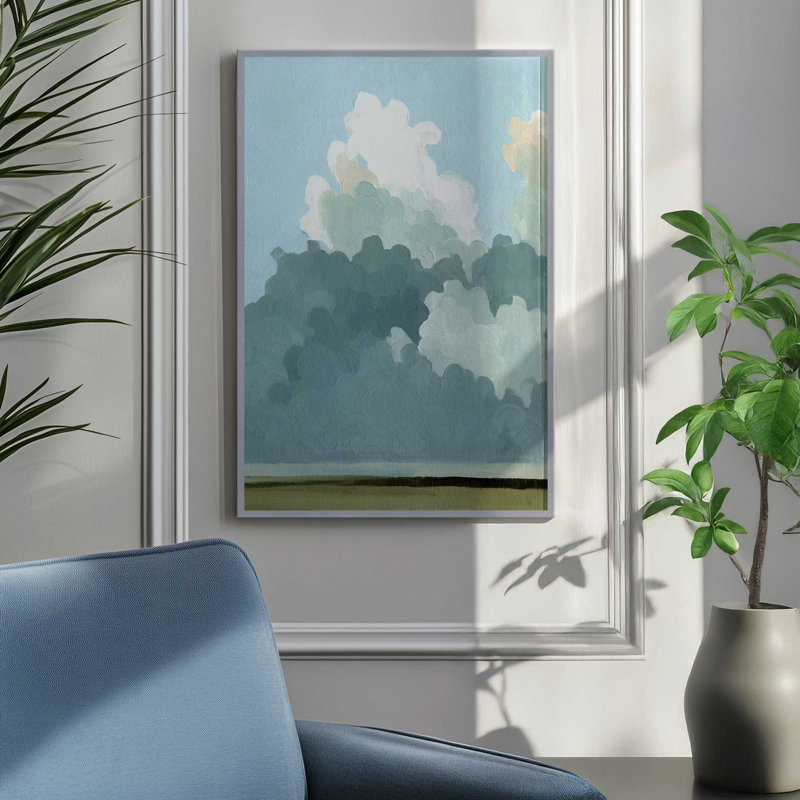 Tranquil Overgrowth I, Encadrement ouvert, noir satiné, H 21 po x l 17 po
