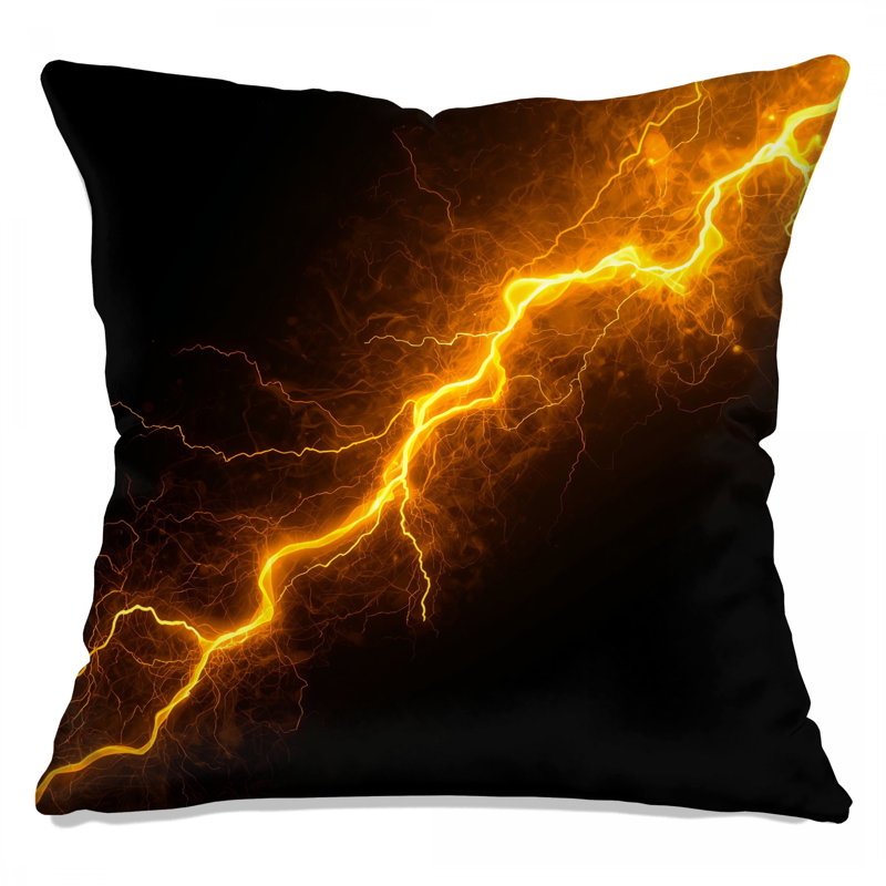Coussins électriques Electric Lightning Bolt, 26 x 26 inches