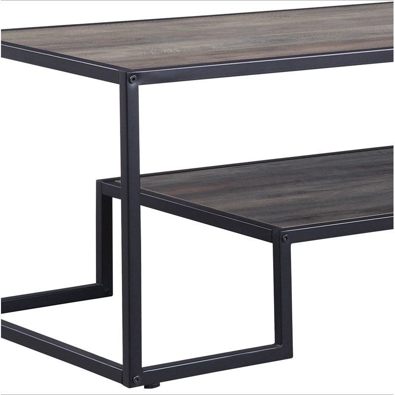 Table basse rectangulaire à 1 niveau, Rustic