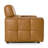 Chevak Brown Leather Sofa W/ 2 Recliners