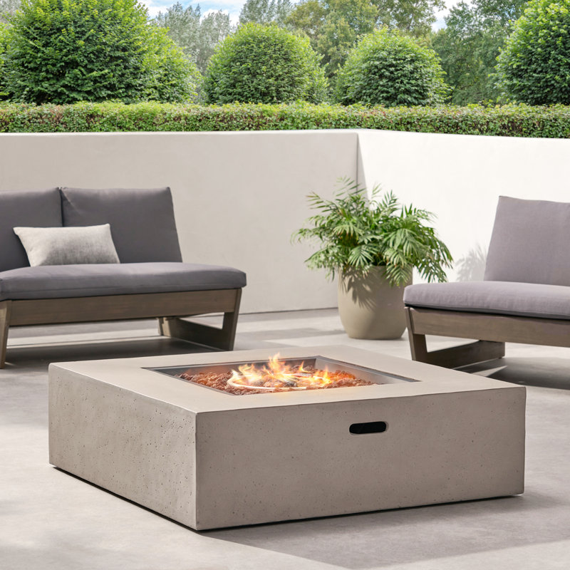 Foyer carré 31 po - 40 000 BTU, Gris clair