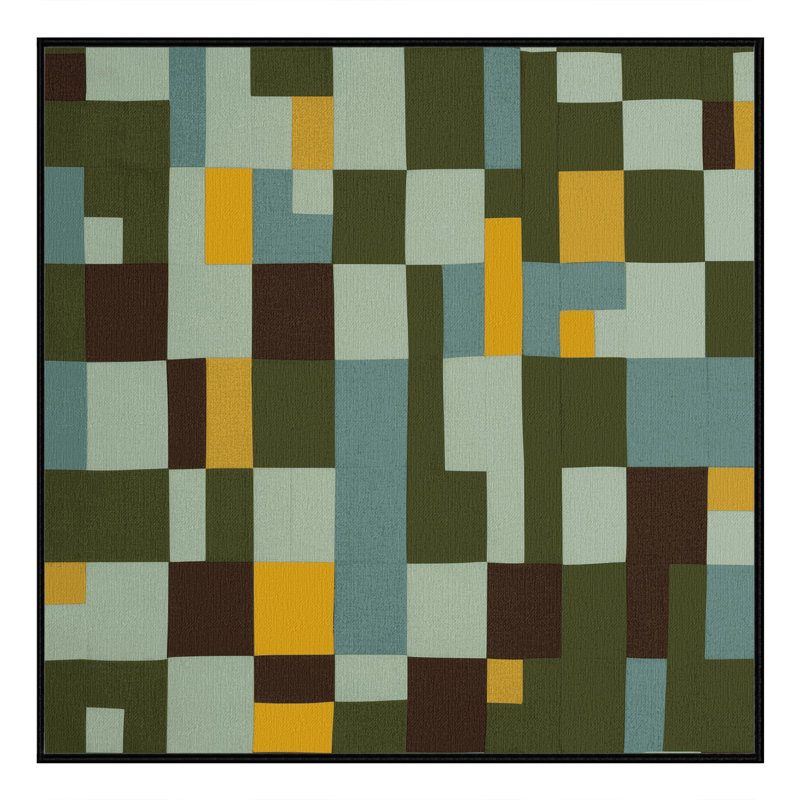 Block By Block Rug, Square 5'