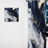 Gatik - Blue And White Enigmatic Stones IV - Modern Velvet Curtain - Room Darkening - 1 panel-813834021