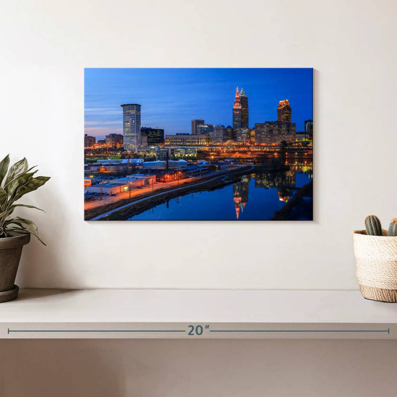 Nicci Cleveland Blue Hour, H 8 po x l 12 po