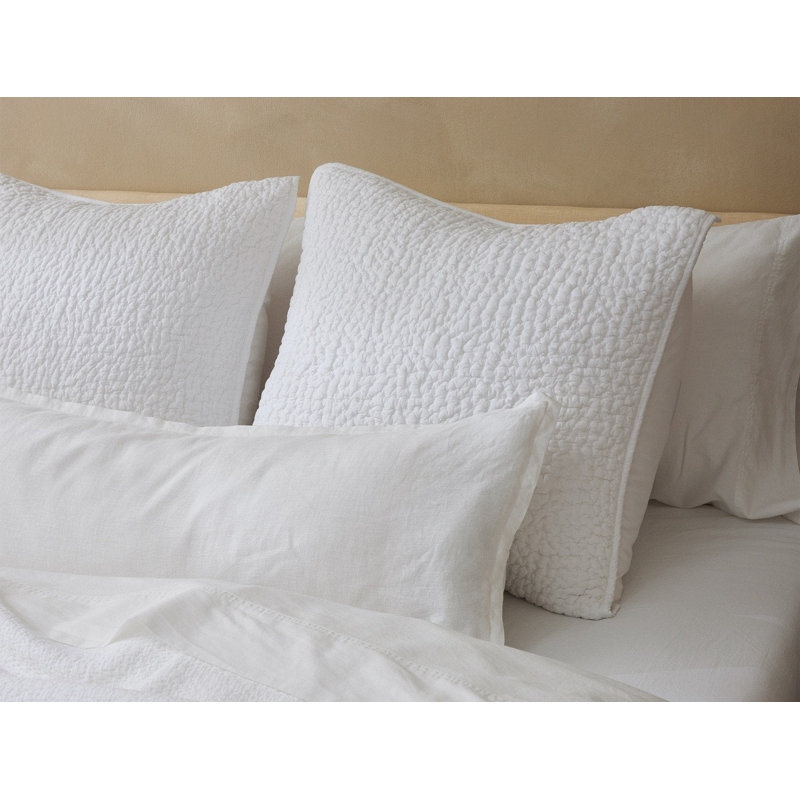 Linen Pillow Cover, Alpine White, Rectangle 14"H x 36"W