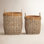 Irving Handmade Rattan Decorative Basket - Set of 2