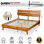  Structure de lit plateforme en bois massif de qualité supérieure Acacia Aurora-82628789-82628790