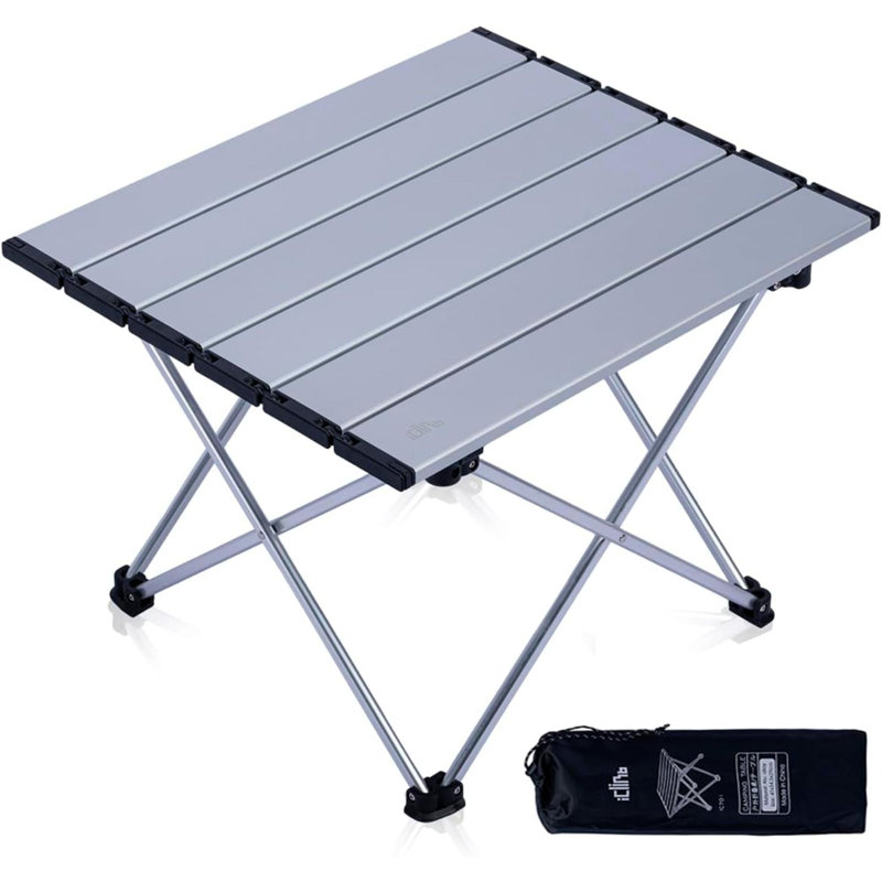 Table de camping pliante ultralégère avec sac de transport