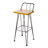 INDUSTIAL WOOD AND METAL BARSTOOL