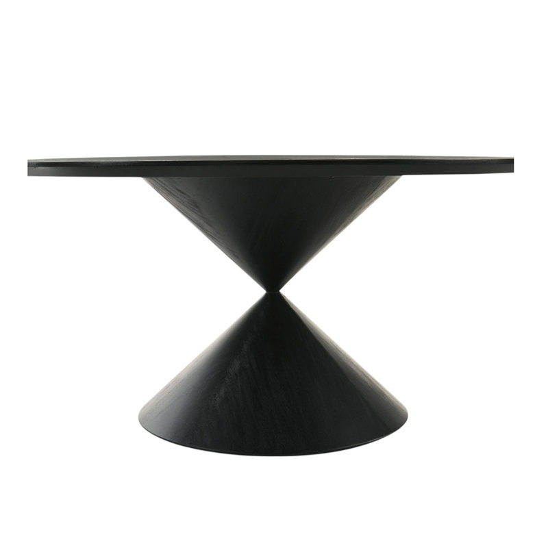 Table de salle à manger à piédestal 59 po