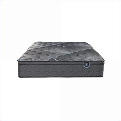 Mattresses | Restonic 14'' Euro Top Plush Cooling Mattress, Queen | Foam | Black