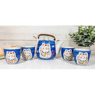 Trinx 20oz. Animal Print Teapot Set