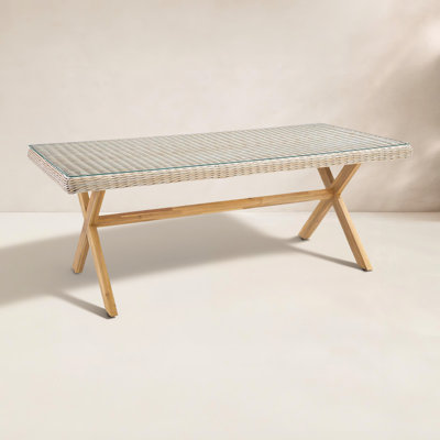 Cascade 80" Acacia Patio Dining Table