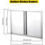 304 Stainless Steel Single Bbq Access Door With Vents